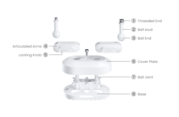 Reolink RLA-BKW5 integrated bracket designed for Reolink battery-powered cameras