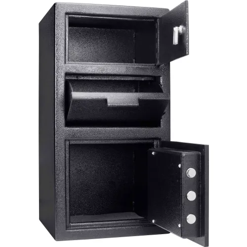 Barska AX13310 Keypad Depository Safe - 14"W x 14"D x 27-1/4"H, 0.72/0.78 Cubic Ft.