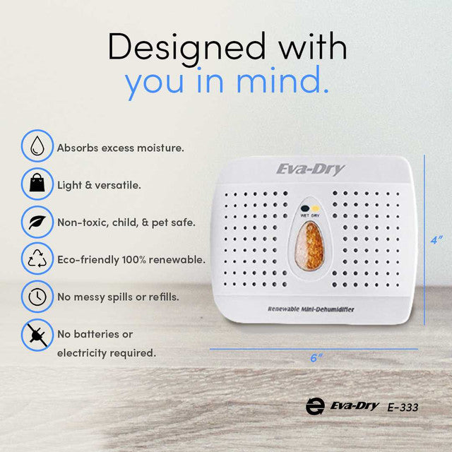 Eva-Dry E-333 Renewable Mini Dehumidifier