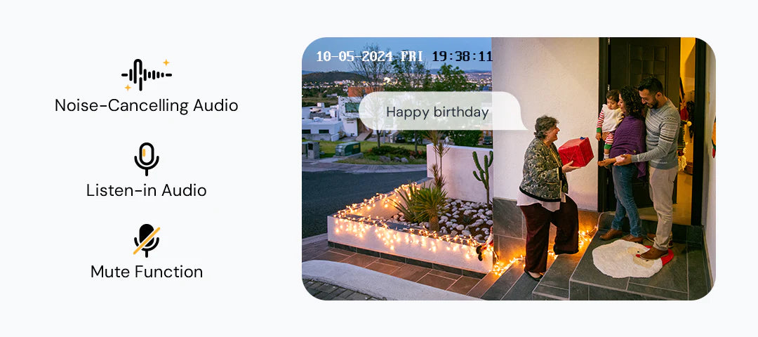 Annke Camera NightChromaTM NCK500 - 3K 8 Channel 4 Cameras PoE Security System, Acme Color Night Vision, f/1.0 Super Aperture, Active Alignment, Built-in Microphone, IP67, All-Metal Housing