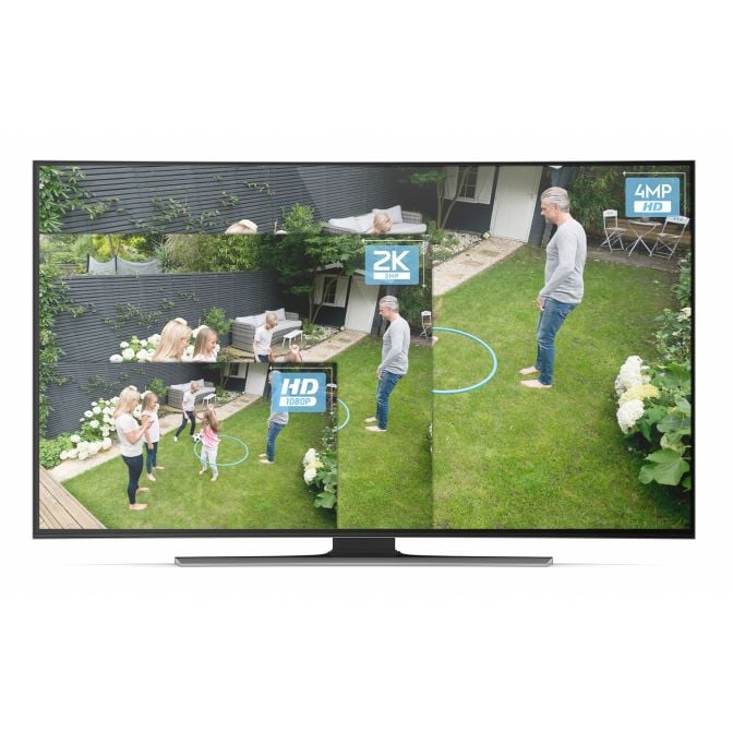 Amcrest 4MP AI IP PoE Bullet Camera NightColor IVS IP4M-1046EW-AI