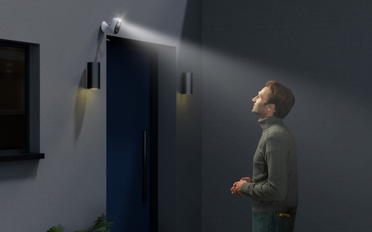 2K Smart Wi-Fi Camera with Color Night Vision and 2.4/5 GHz Wi-Fi