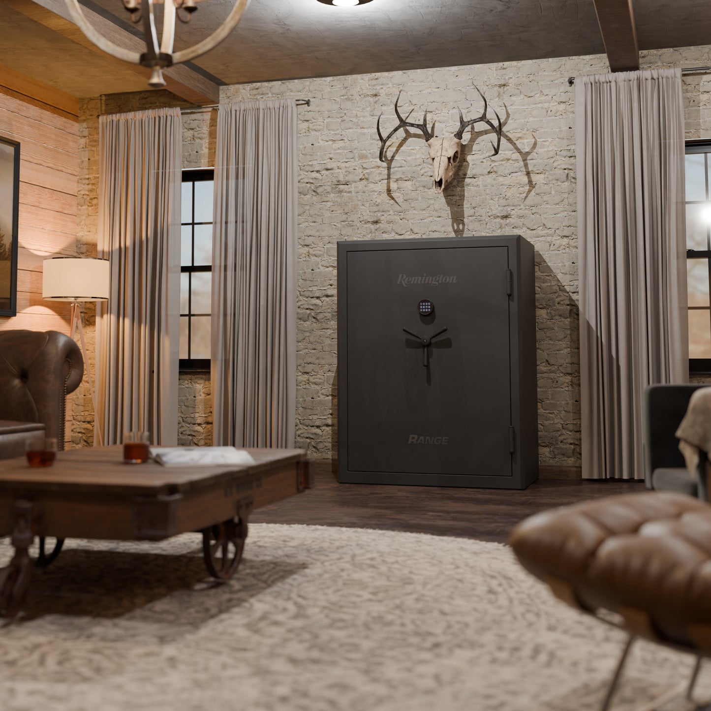 Remington Range SA24R-RA5564 64-Gun Fireproof Safe