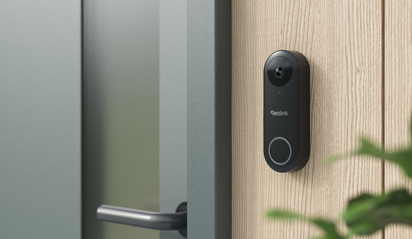 Home Security System with 2K Wi-Fi Battery Doorbell