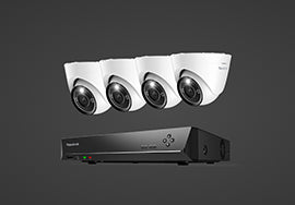 12MP UHD Security System With 24/7 Full Color Images