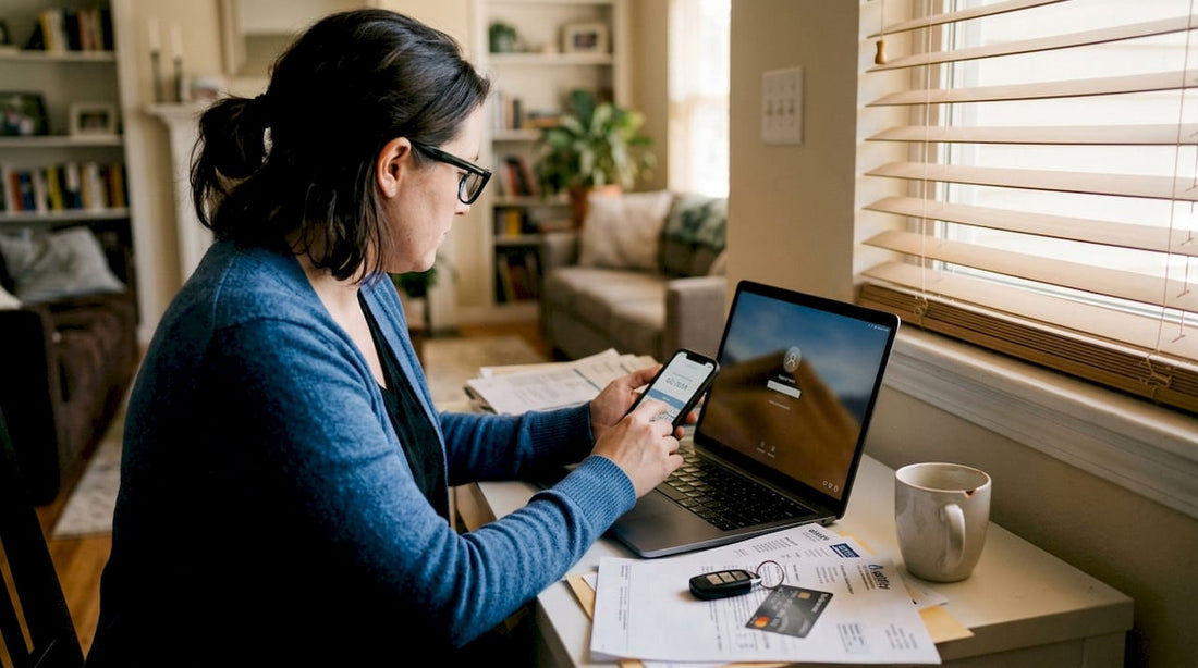 Logging in with multi-factor authentication at home