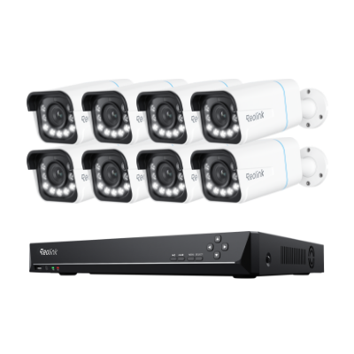 Reolink Smart 4K PoE Camera System with 5X Optical Zoom & Spotlights
