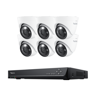 Reolink 4K Smart PoE Camera System with Color Night Vision & 3X Optical Zoom