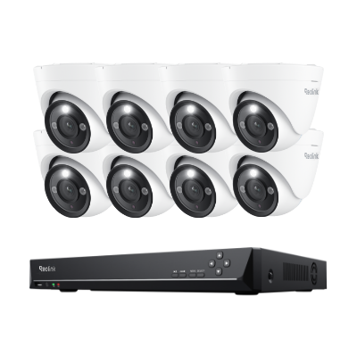 Reolink 4K Smart PoE Camera System with Color Night Vision & 3X Optical Zoom