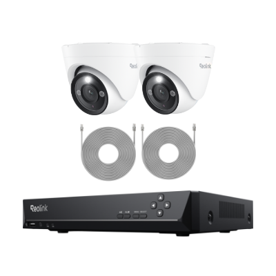 Reolink 4K Smart PoE Camera System with Color Night Vision & 3X Optical Zoom