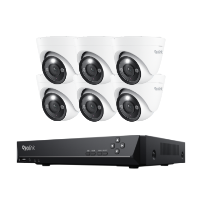 Reolink 4K Smart PoE Camera System with Color Night Vision & 3X Optical Zoom