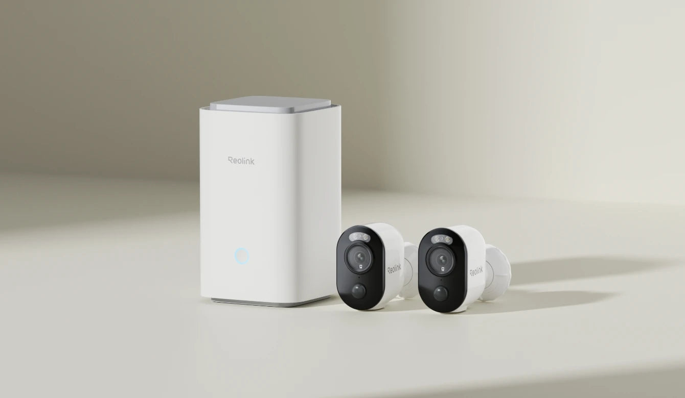Wireless Security System with 3MP Battery Cameras