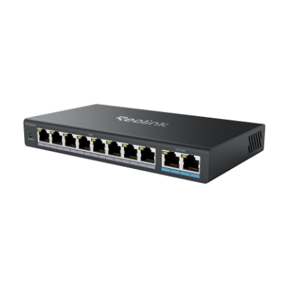 Reolink 10-Port PoE Switch with 120W PoE Power Budget