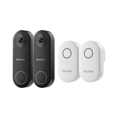 Smart 2K+ Plug-in Wi-Fi Video Doorbell with Chime