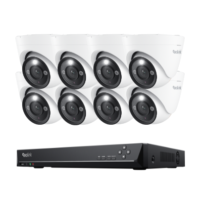 12MP PoE Security System with Color Night Vision