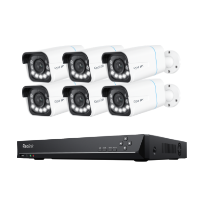 Reolink Smart 4K PoE Camera System with 5X Optical Zoom & Spotlights