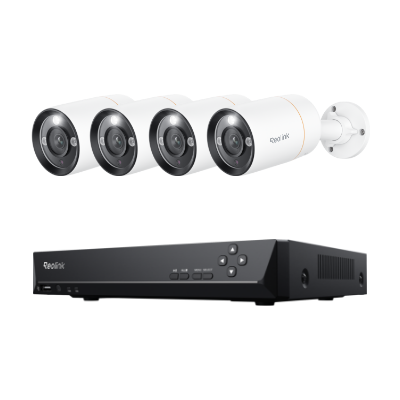 Smart 12MP PoE Surveillance System with Spotlights