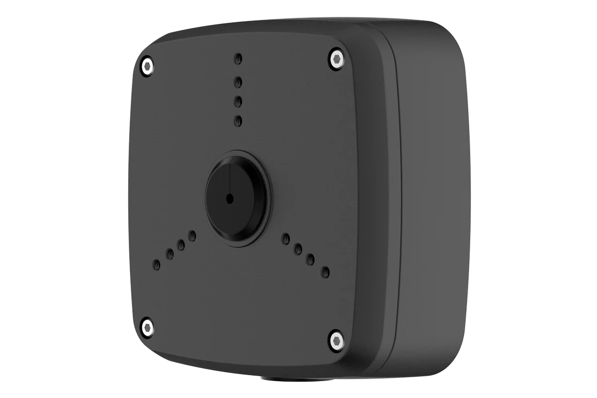 Outdoor Square Junction Box for 3 Screw Base Cameras (Metal)
