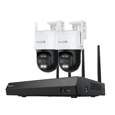 Reolink 4K Wi-Fi 6 Dual-Lens Security System with Auto-Zoom Tracking