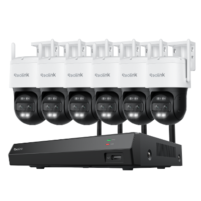 Reolink 4K Wi-Fi 6 Dual-Lens Security System with Auto-Zoom Tracking