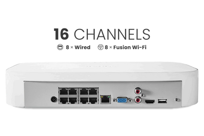 A Series Lorex Elite Series 4K 32 Camera Capable 8TB Wired NVR System with A14 IP Bullet Cameras