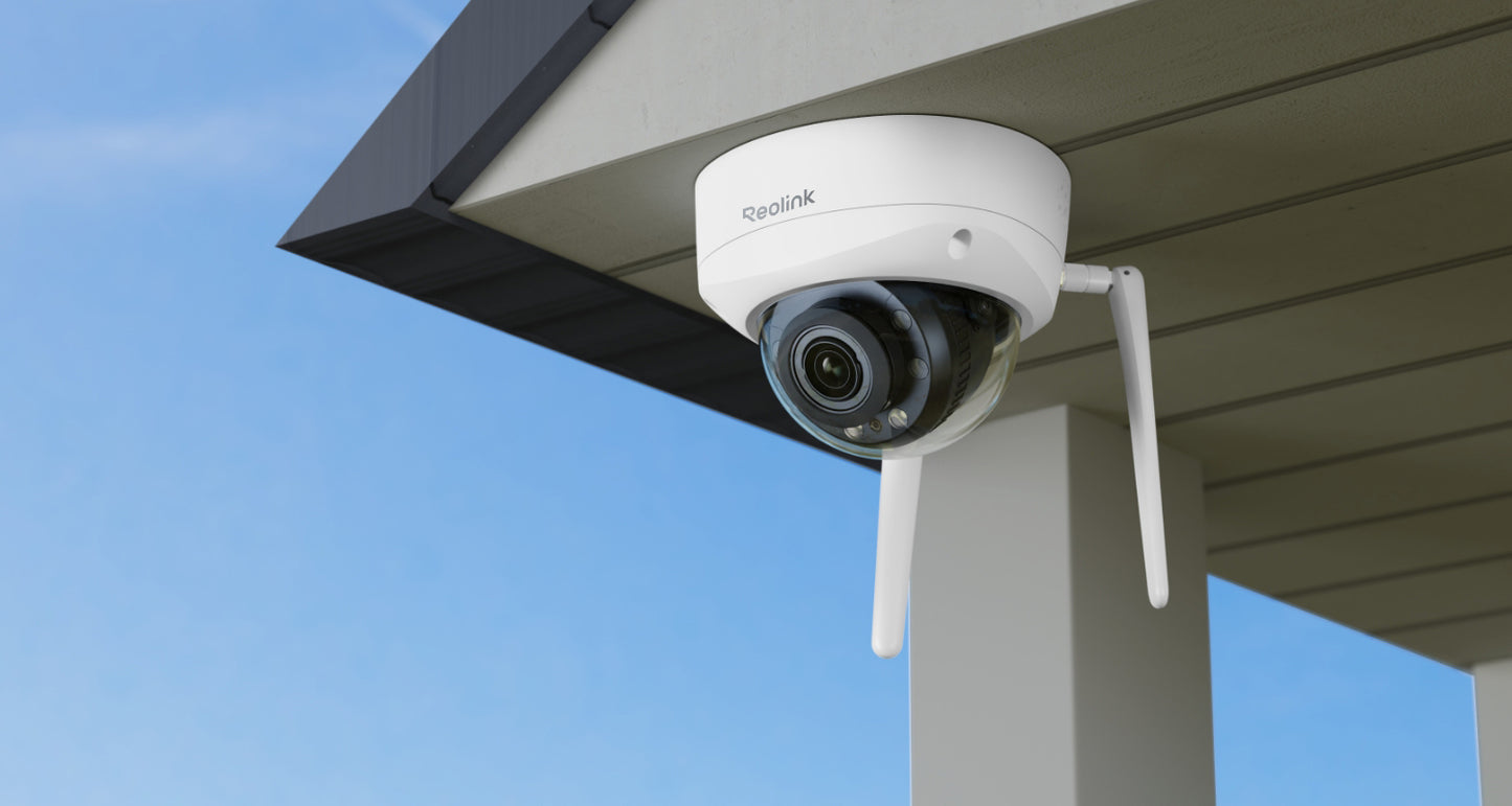 4K IK10 Vandal-Proof Wi-Fi 6 Security Camera with 5X Optical Zoom