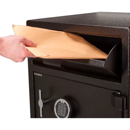Barska AX13312 Two Lock Keypad Depository Safe - 20"W x 20"D x 30"H, 1.6/2 Cubic Ft.