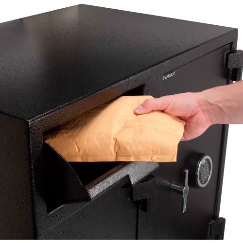 Barska AX13316 Two Lock Keypad Depository Safe - 21"W x 30-3/4"D x 27-1/4"H, 2.58/4.68 Cubic Ft.