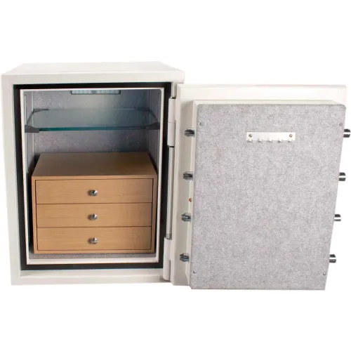Barska® Keypad Fireproof Jewelry Safe 2.75 Cubic Feet, 18-9/10"W x 21-21/50"D x 27-6/25"H-White