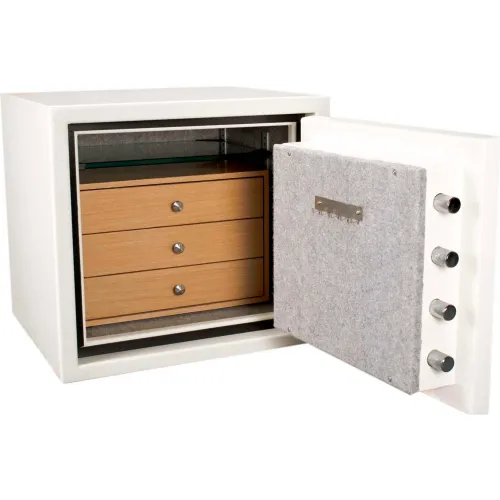 Barska® Keypad Fireproof Jewelry Safe 1.91 Cubic Feet, 18-9/10"W x 21-3/7"D x 19-4/7"H - White