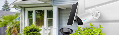 Wire-Free Wireless Outdoor Battery/Solar-Powered Security Camera