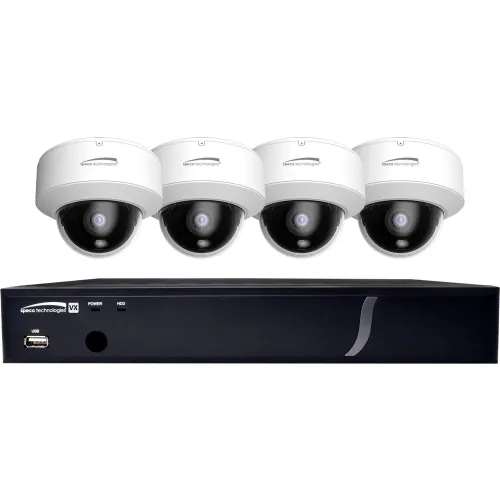 Speco ZIPT84D2 8-Channel HD-TVI DVR and 4 Dome Camera Kit, 2TB