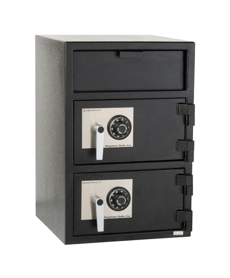 CashVault CV F30W-2 CC Double Door Front Loading Depository Safe