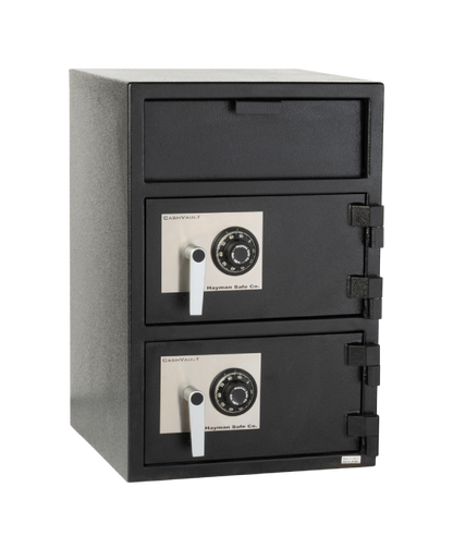 CashVault CV F30W-2 CC Double Door Front Loading Depository Safe