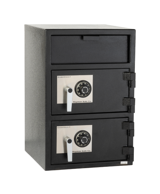 CashVault CV F30W-2 CC Double Door Front Loading Depository Safe