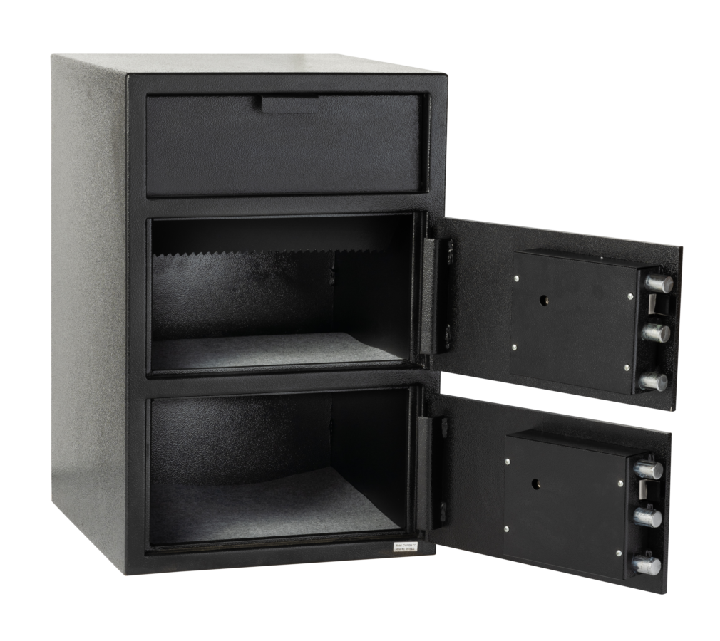 CashVault CV F30W-2 CC Double Door Front Loading Depository Safe