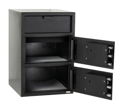 CashVault CV F30W-2 CC Double Door Front Loading Depository Safe