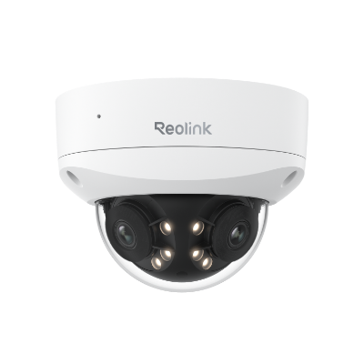 4K 8MP UHD IK10 Vandal-Proof PoE IP Camera with 180° Panoramic View