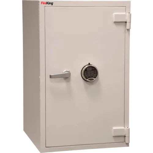Cennox Pharmacy Safe B3521WD-FK1 21-3/4"W x 22"D x 35"H Electronic Lock 7.29 Cu. Ft. White