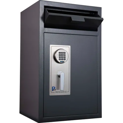 Protex Front Loading Depository Safe With Electronic Lock HD-9150D 19-3/4" x 17-5/8" x 32-5/8" Gray