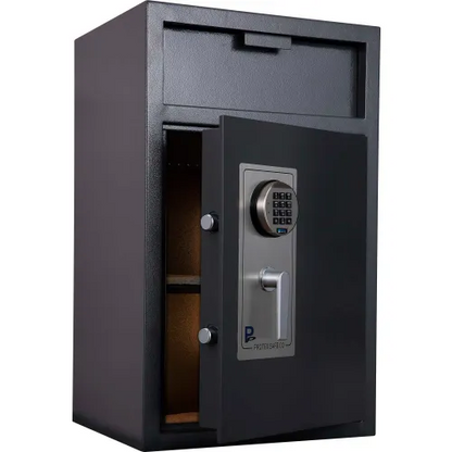 Protex Front Loading Depository Safe With Electronic Lock HD-9150D 19-3/4" x 17-5/8" x 32-5/8" Gray