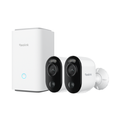 Wireless Security System with 3MP Battery Cameras