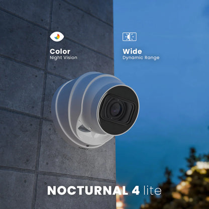 Nocturnal Series Lorex Elite Series 16-Channel (4TB) 4K IP System with Nocturnal N4 Lite Turret Cameras