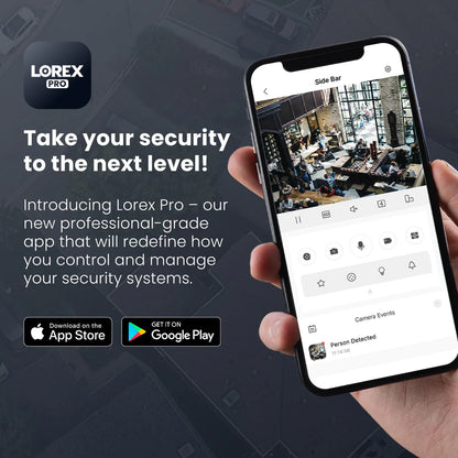 Lorex Pro PTZ Series Lorex Elite Series NVR with P2 (4MP) IP Mini PTZ Cameras - 4K 16-Channel 4TB Wired System