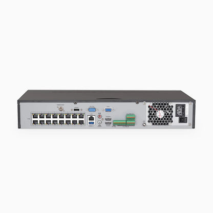 ANNKE H800 - 4K 32 Channel PoE Security System with 20 Bullet & 12 Turret Cameras, Human & Vehicle Detection, Color & IR Night Vision, Built-in Mic, RTSP Supported, 16-Port PoE Switch Included