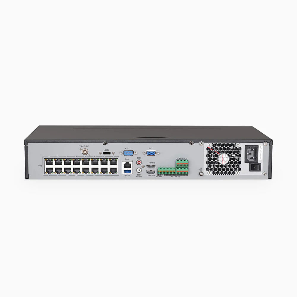 ANNKE H800 - 4K 32 Channel PoE Security System with 28 Bullet & 4 Turret Cameras, Human & Vehicle Detection, Color & IR Night Vision, Built-in Mic, RTSP Supported, 16-Port PoE Switch Included