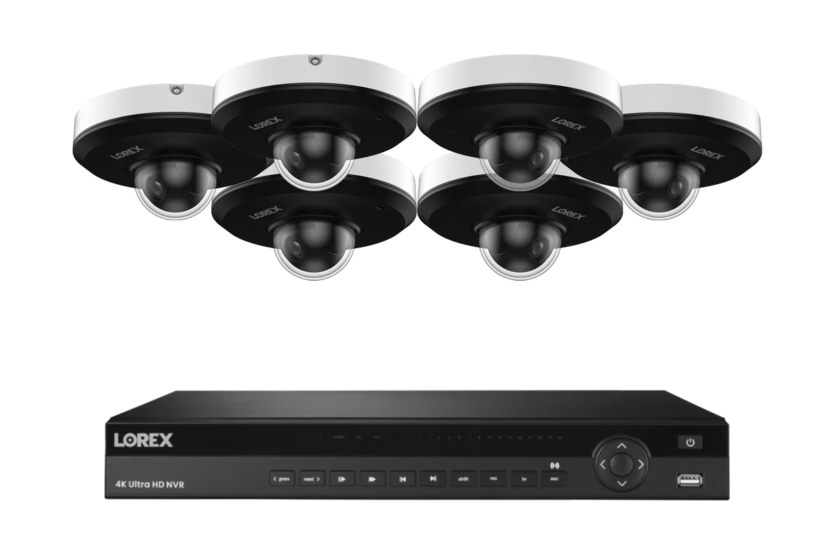 Lorex Pro PTZ Series Lorex Elite Series NVR with P2 (4MP) IP Mini PTZ Cameras - 4K 16-Channel 4TB Wired System