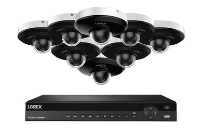 Lorex Pro PTZ Series Lorex Elite Series NVR with P2 (4MP) IP Mini PTZ Cameras - 4K 16-Channel 4TB Wired System