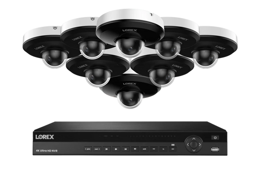 Lorex Pro PTZ Series Lorex Elite Series NVR with P2 (4MP) IP Mini PTZ Cameras - 4K 16-Channel 4TB Wired System