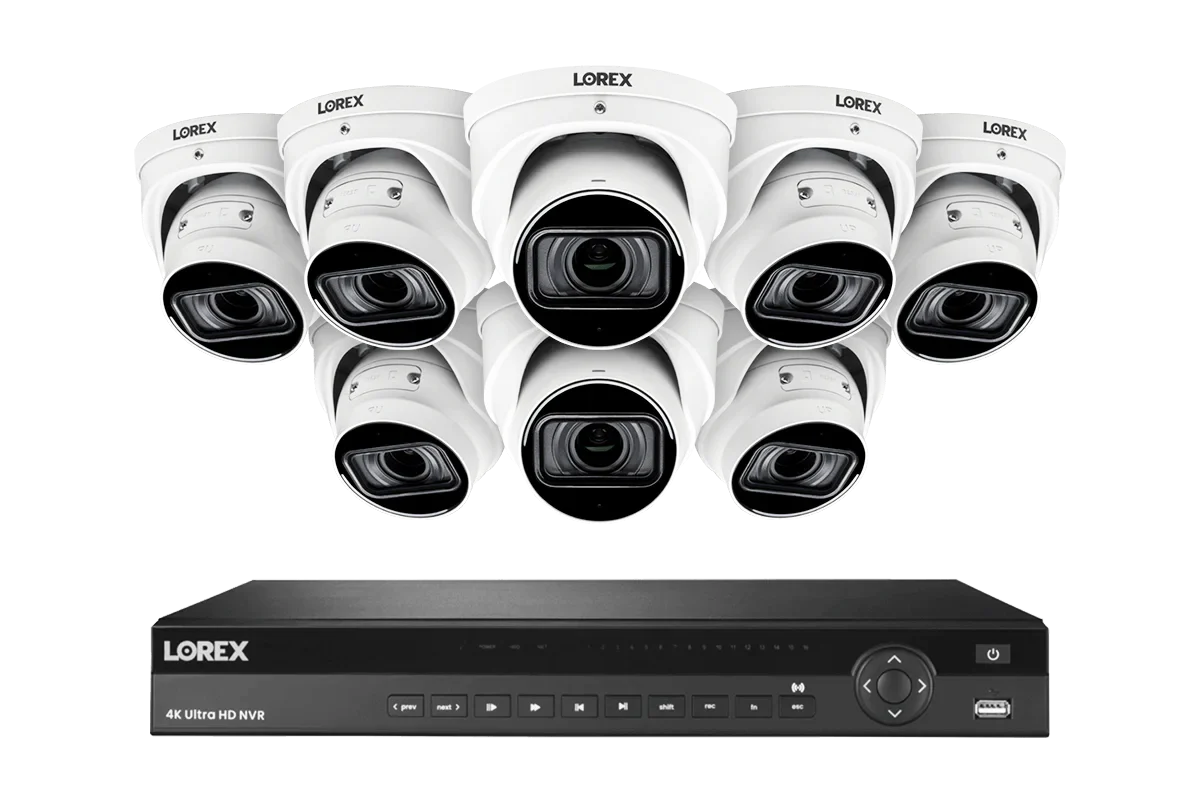 Lorex Elite Series 16-Channel 4K IP Security System – 4TB NVR, Nocturnal N4 Lite Turret Cameras